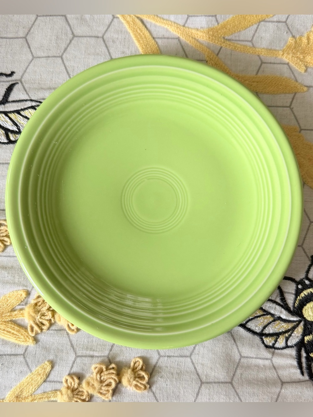 Fiesta Fiestaware Chartreuse 7 1/2” Dessert Plate - Excellent Condition